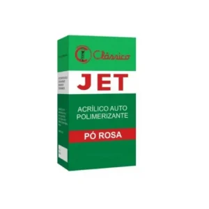 Resina Acrílica Jet Rosa – Pó – 220 g – Clássico